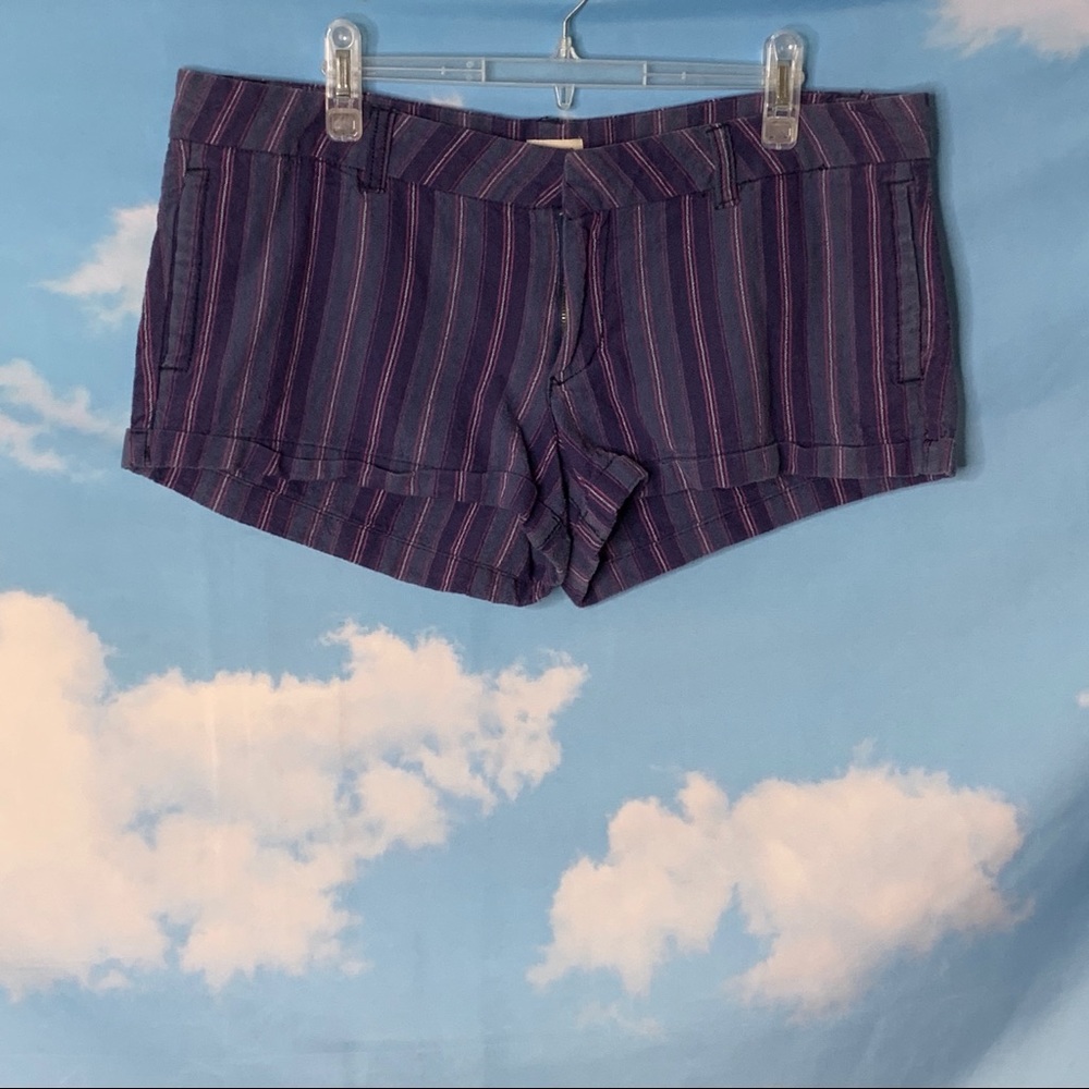 Mossimo- Blue Shorts with Red & White Stripes 15
